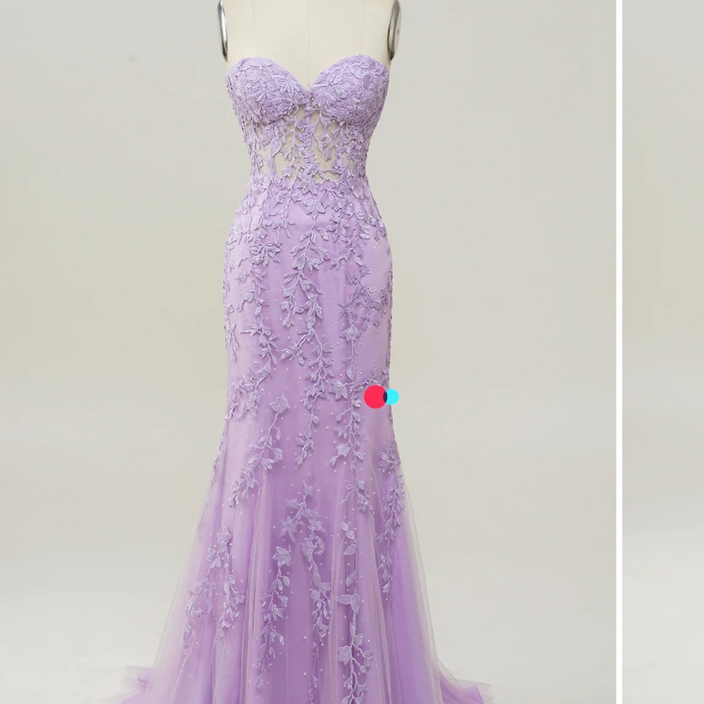 Lavendar Prom Dress!
